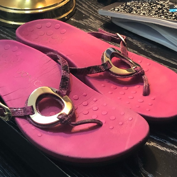 Vionic Women's Rest Karina Pink Gold Sandal Supportive Ladies US Size 10 - Picture 11 of 14